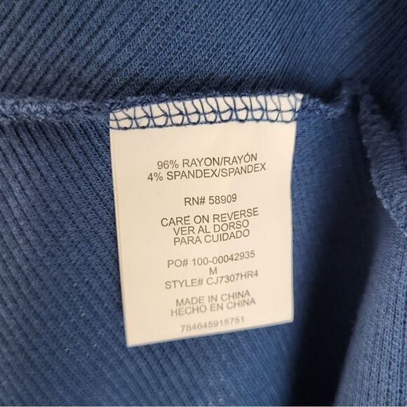 Copper Key Flounce Sleeve Ribbed Fit and Flare Dress Size M Soft Lightweight New - Picture 3 of 9